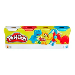PLAY-DOH Manualidades|Pack 4 Botes de Plastilina Surtidos