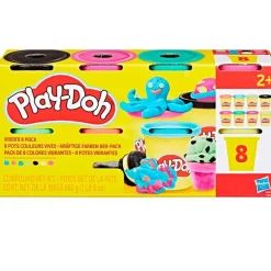 PLAY-DOH Manualidades|Pack 8 Botes Plastilina Surtido