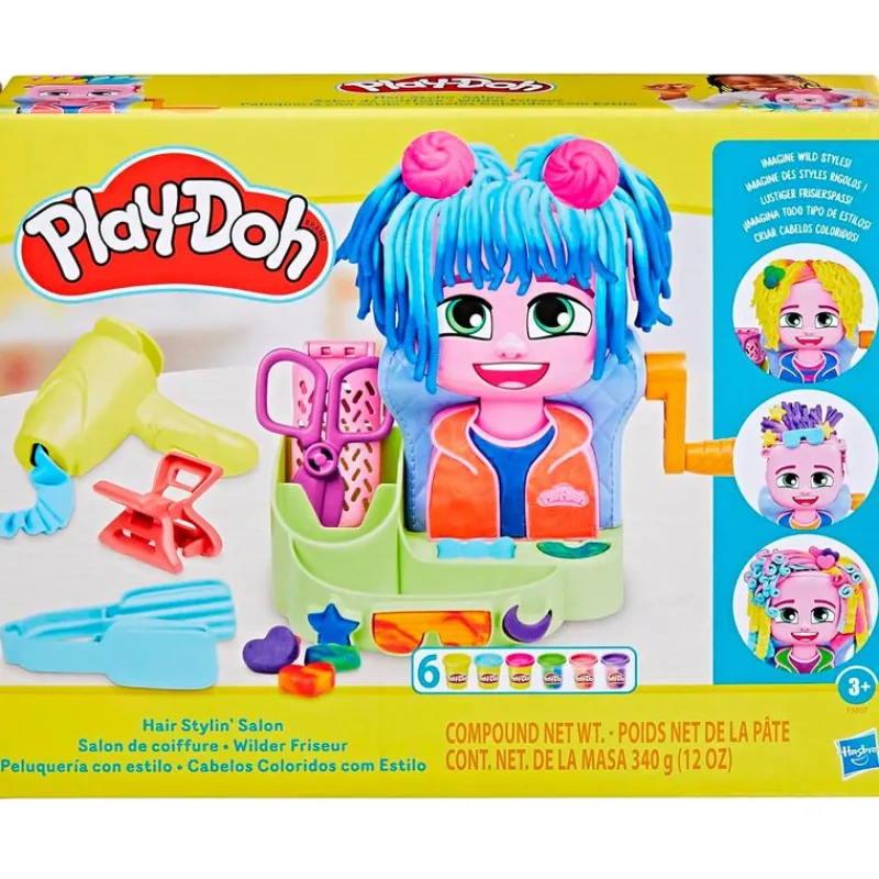 HASBRO Play-Doh Peluquería con Estilo- Manualidades