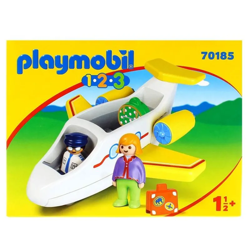 PLAYMOBIL Playmobil|1.2.3 Avión con Pasajero