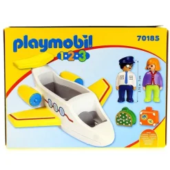 PLAYMOBIL Playmobil|1.2.3 Avión con Pasajero
