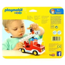 PLAYMOBIL 1.2.3 Camión de Bomberos- Playmobil