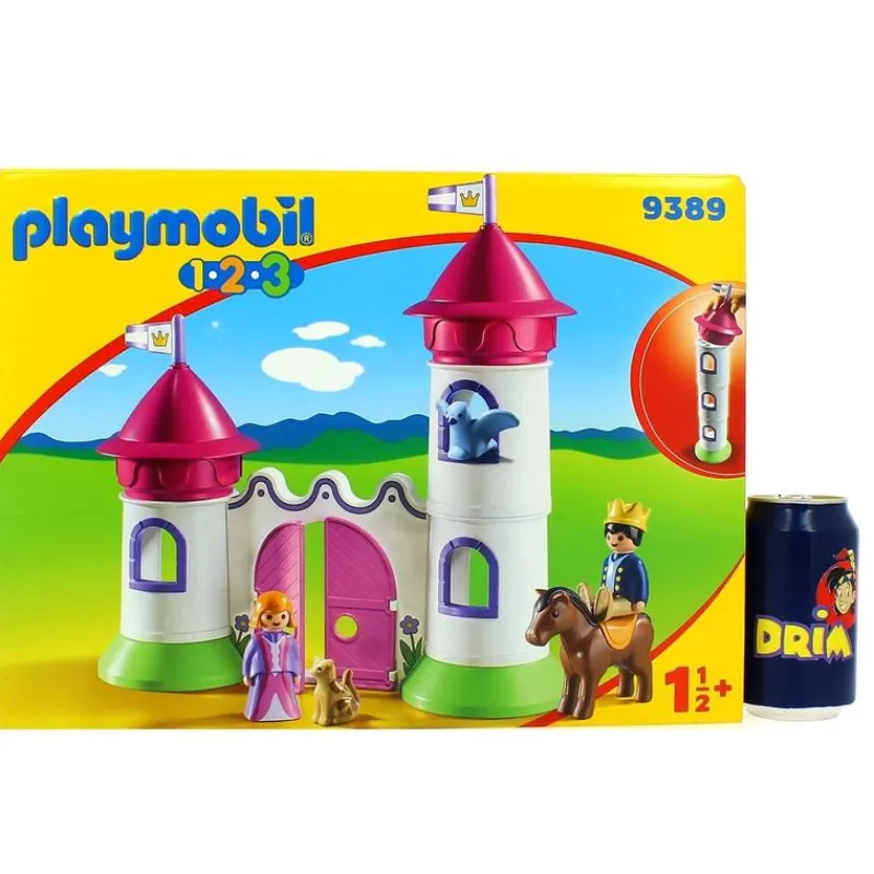 PLAYMOBIL Playmobil|1.2.3 Castillo con Torre Apilable