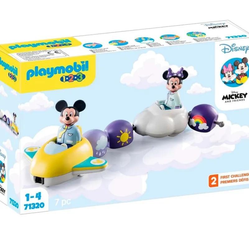 PLAYMOBIL Playmobil|1.2.3 Disney Mickey Minnie Tren Nube