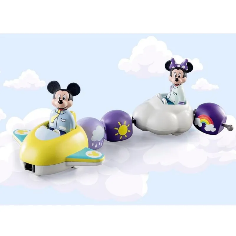 PLAYMOBIL Playmobil|1.2.3 Disney Mickey Minnie Tren Nube