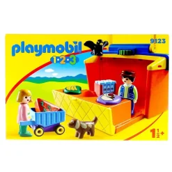PLAYMOBIL Playmobil|1.2.3 Mercado Maletín