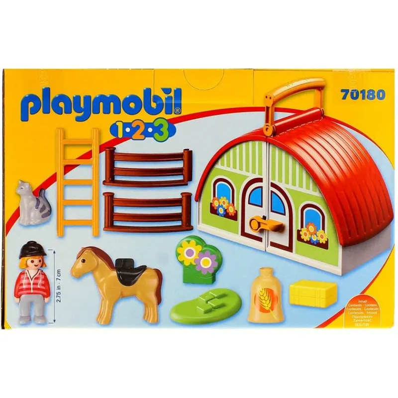 PLAYMOBIL Playmobil|1.2.3 Mi Primera Granja Maletín