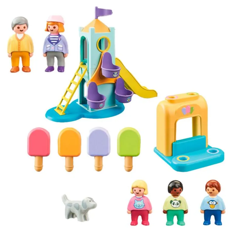 PLAYMOBIL Playmobil|1.2.3 Parque Infantil Aventura