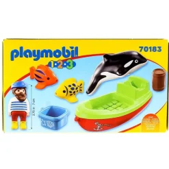 PLAYMOBIL 1.2.3 Pescador con Bote- Playmobil