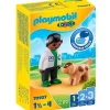 PLAYMOBIL Playmobil|1.2.3 Veterinario con Perro