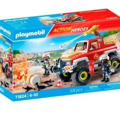 PLAYMOBIL Action Heroes Camión de Bomberos- Playmobil
