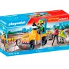 PLAYMOBIL Action Heroes Construcción de Carreteras- Playmobil