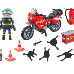 PLAYMOBIL Playmobil|Action Heroes Moto de Bomberos