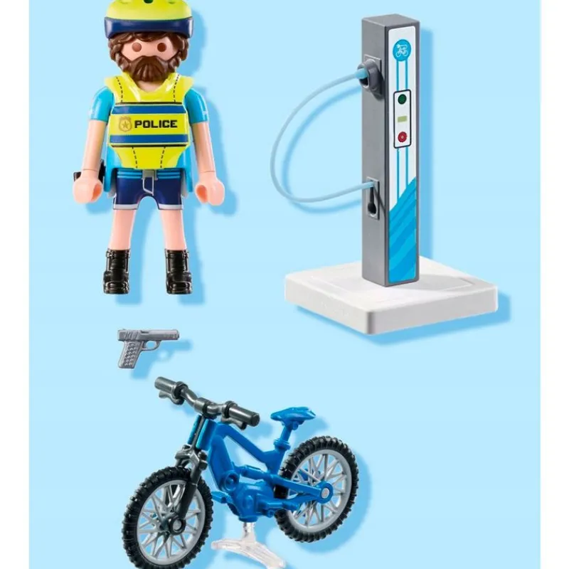 PLAYMOBIL Action Heroes Patrulla en Bicicleta- Playmobil