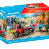 PLAYMOBIL Action Heroes Quad de Bomberos- Playmobil