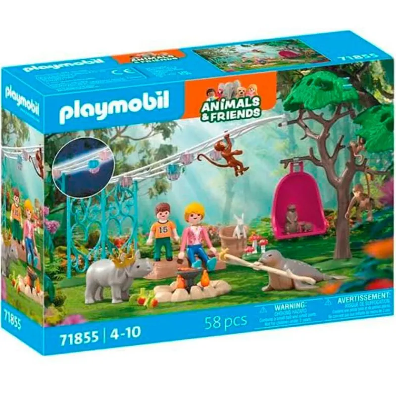 PLAYMOBIL Playmobil|Animals & Friends Fiesta Cumpleaños Divertida