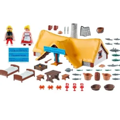 PLAYMOBIL Astérix Cabaña Ordenalfabetix- Playmobil