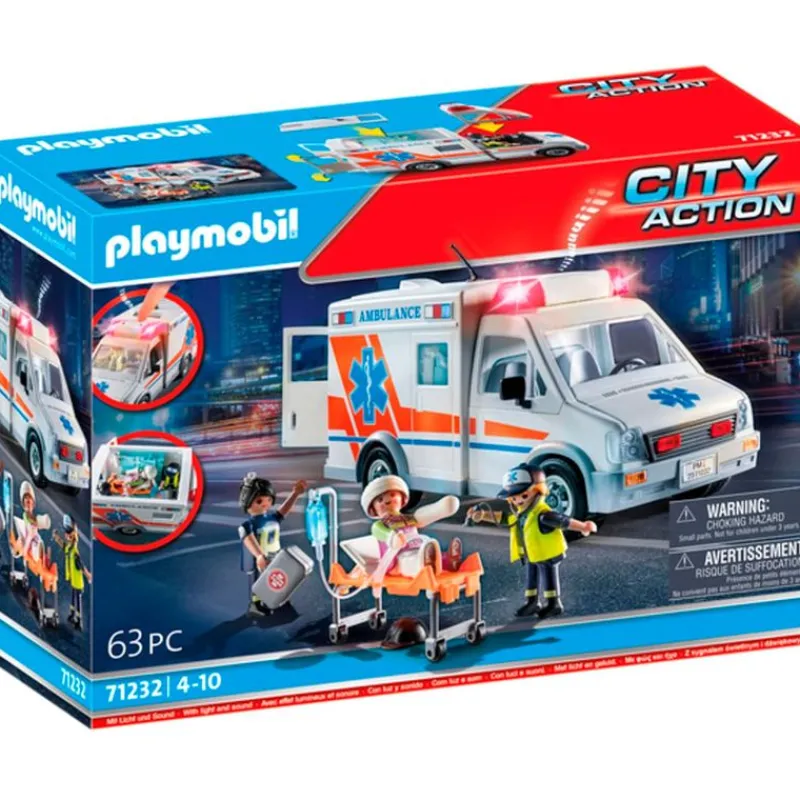 PLAYMOBIL City Action Ambulancia- Playmobil