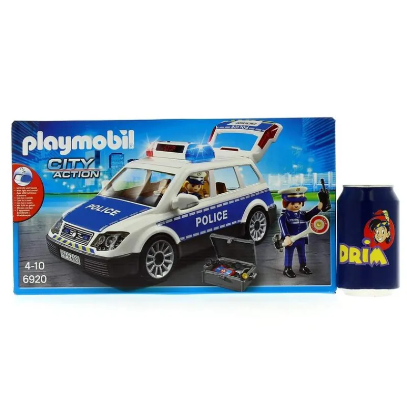 PLAYMOBIL City Action Coche de Policía con Luces y Sonido- Playmobil