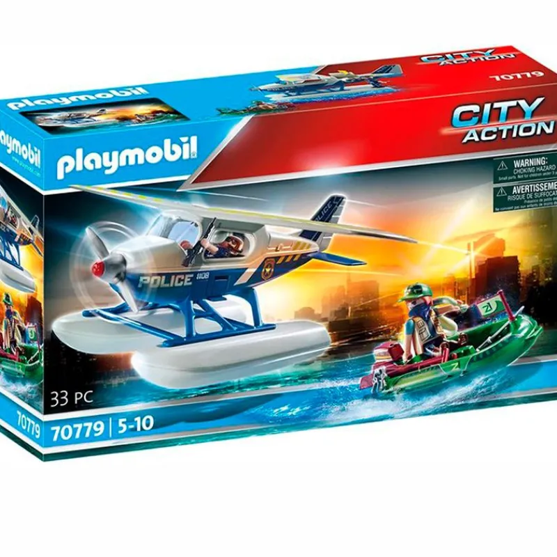 PLAYMOBIL City Action Hidroavión Persecución- Playmobil