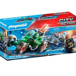 PLAYMOBIL Playmobil|City Action Kart Persecución Caja Fuerte
