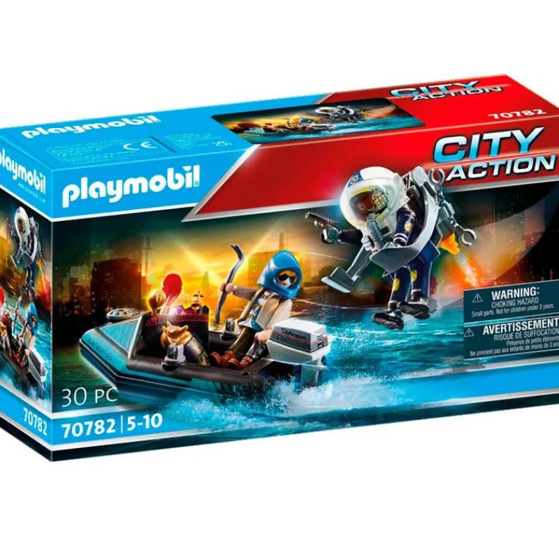PLAYMOBIL Playmobil|City Action Policía Mochila Propulsora