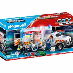 PLAYMOBIL City Action Vehículo US Ambulancia- Playmobil
