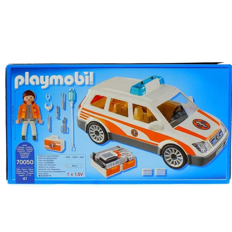 PLAYMOBIL City Life Coche de Emergencias Sirena- Playmobil