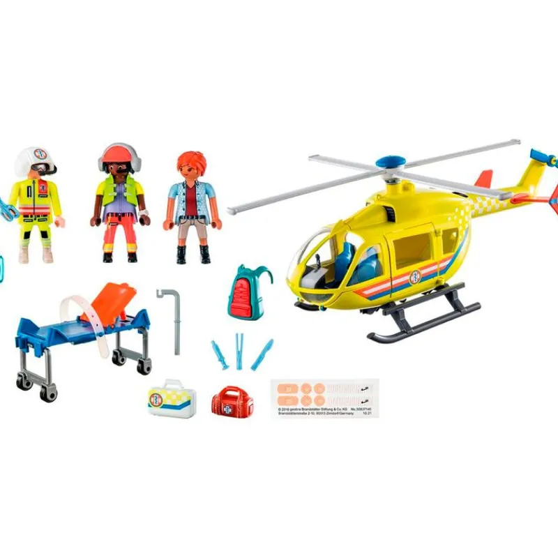 PLAYMOBIL City Life Helicóptero de Rescate- Playmobil