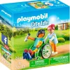 PLAYMOBIL City Life Paciente en Silla de Ruedas- Playmobil