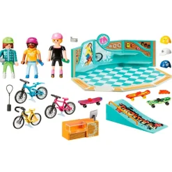 PLAYMOBIL City Life Tienda de Bicicletas y Skate- Playmobil