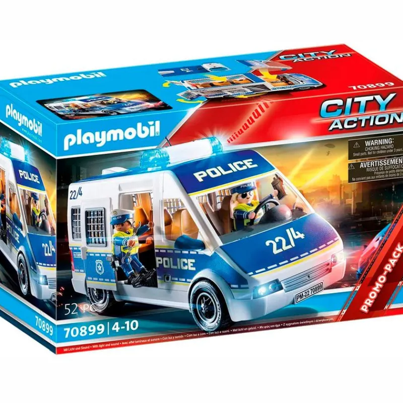 PLAYMOBIL Coche Policía Luz y Sonidos- Playmobil