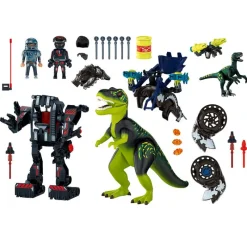 PLAYMOBIL Dino Rise T-Rex: Batalla de los Gigantes- Playmobil