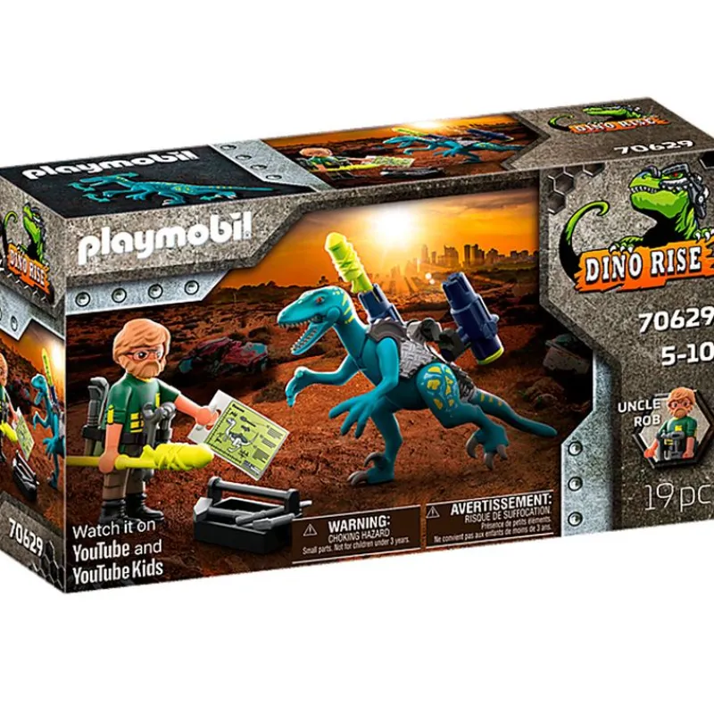 PLAYMOBIL Dino Rise Uncle Armamento para Batalla- Playmobil