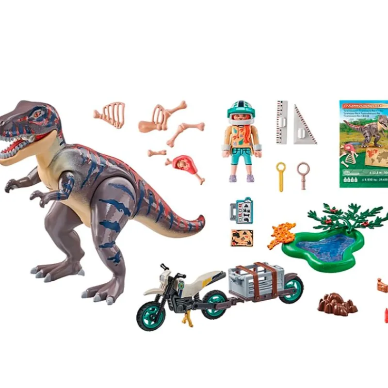 PLAYMOBIL Dinos T-Rex y Rastreador- Playmobil