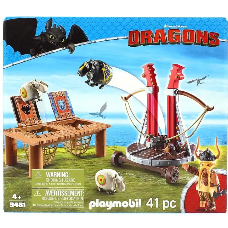 PLAYMOBIL Dragons Bocón con Lanzadera de Ovejas- Playmobil