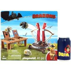 PLAYMOBIL Dragons Bocón con Lanzadera de Ovejas- Playmobil