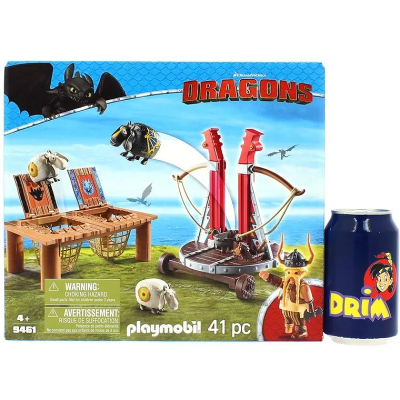 PLAYMOBIL Dragons Bocón con Lanzadera de Ovejas- Playmobil