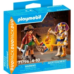 PLAYMOBIL Duo Cazador de Tesoro y Momia- Playmobil