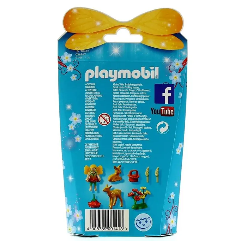 PLAYMOBIL Fairies Niña Hada con Ciervos- Playmobil