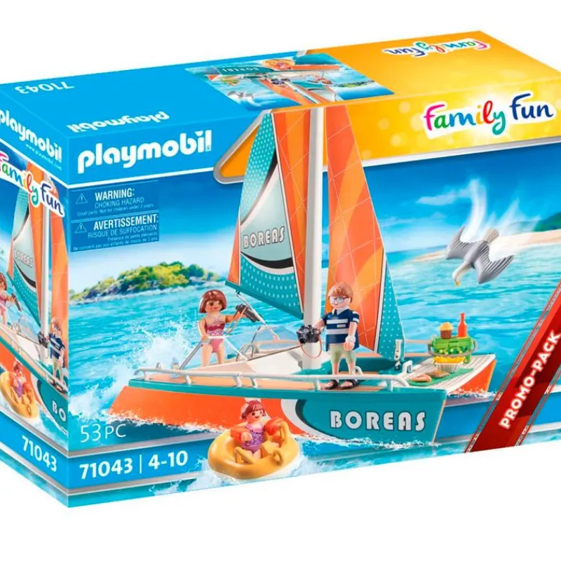PLAYMOBIL Family Fun Catamarán- Playmobil