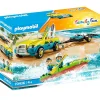 PLAYMOBIL Family Fun Coche de Playa con Canoa- Playmobil