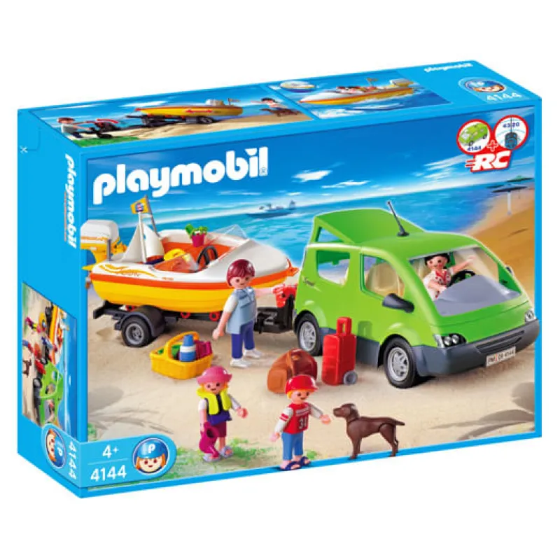 PLAYMOBIL Playmobil|Family Fun Coche familiar con Lancha