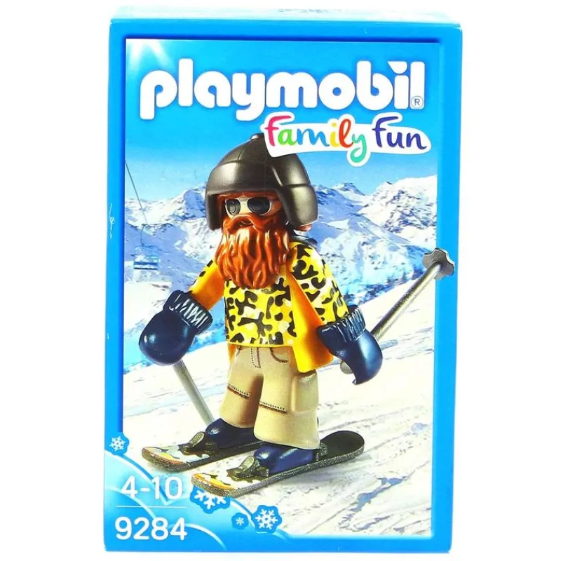 PLAYMOBIL Family Fun Esquiador con Snowblades- Playmobil