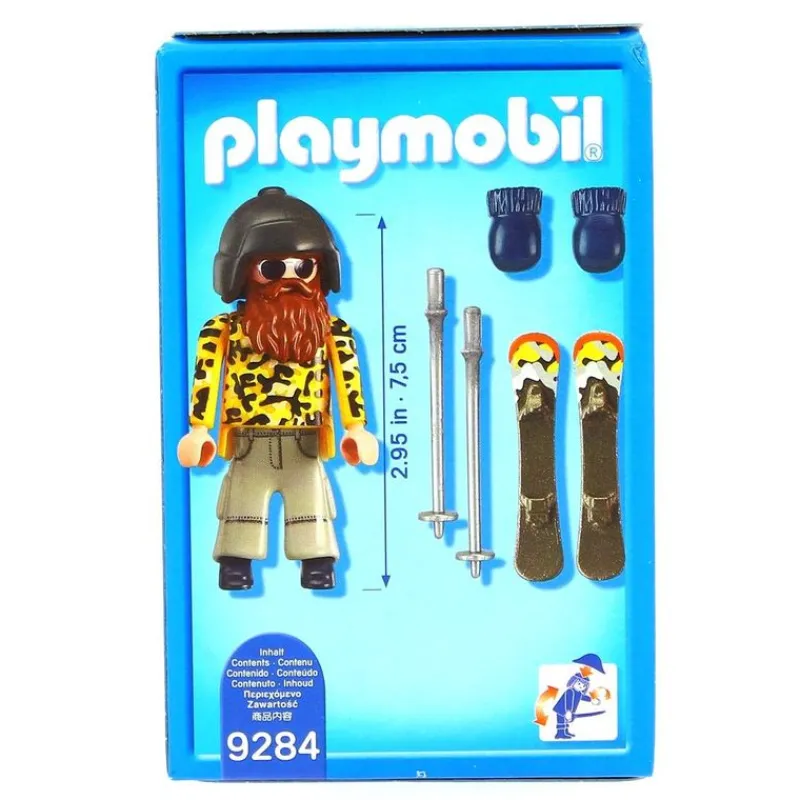 PLAYMOBIL Family Fun Esquiador con Snowblades- Playmobil