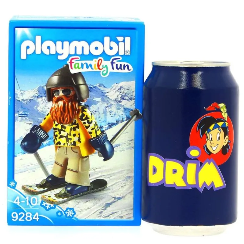 PLAYMOBIL Family Fun Esquiador con Snowblades- Playmobil