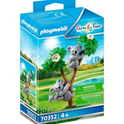 PLAYMOBIL Family Fun Koalas con Bebé- Playmobil