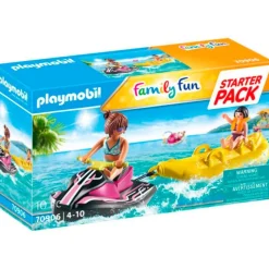 PLAYMOBIL Playmobil|Family Fun Moto Agua con Bote Banana