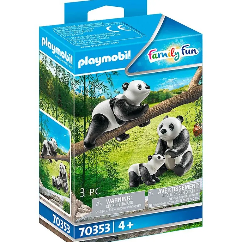 PLAYMOBIL Family Fun Pandas con Bebé- Playmobil