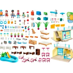 PLAYMOBIL Playmobil|Family Fun PLAYMO Beach Hotel